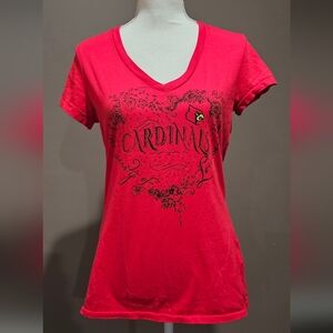 G3 for Her Louisville Cardinals v-neck top Size L